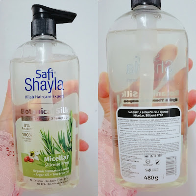 SAFI SHAYLA Botanical Silk Micellar Shampoo, shampoo safi shayla, review SAFI SHAYLA Botanical Silk Micellar Shampoo, shampoo terbaik,