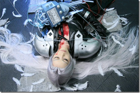 final fantasy vii cosplay - sephiroth and jenova