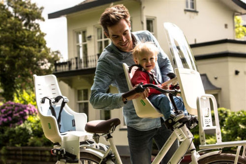 Fietszitje / fietsstoeltje voorop fiets Bobike