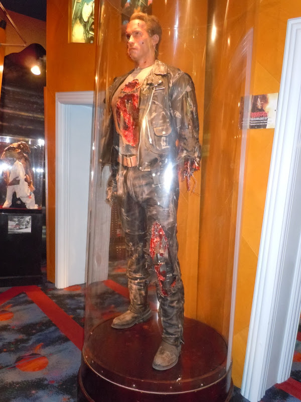 Terminator 2 Arnold Schwarzenegger cyborg display