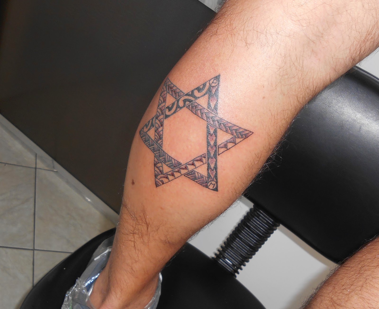 Estrela de Davi Tattoo Significado Fotos e Imagens Cliquetando