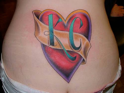 lower back heart tattoos. lower back heart tattoo.