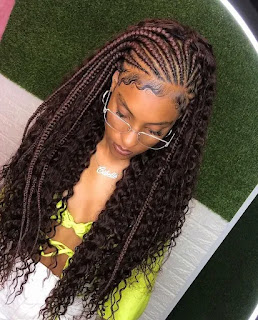 Braids Hairstyles 2022 Pictures with Curls
