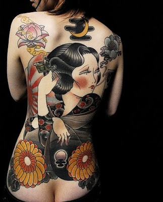 Trendy Japanese Tattoos for Women 2011