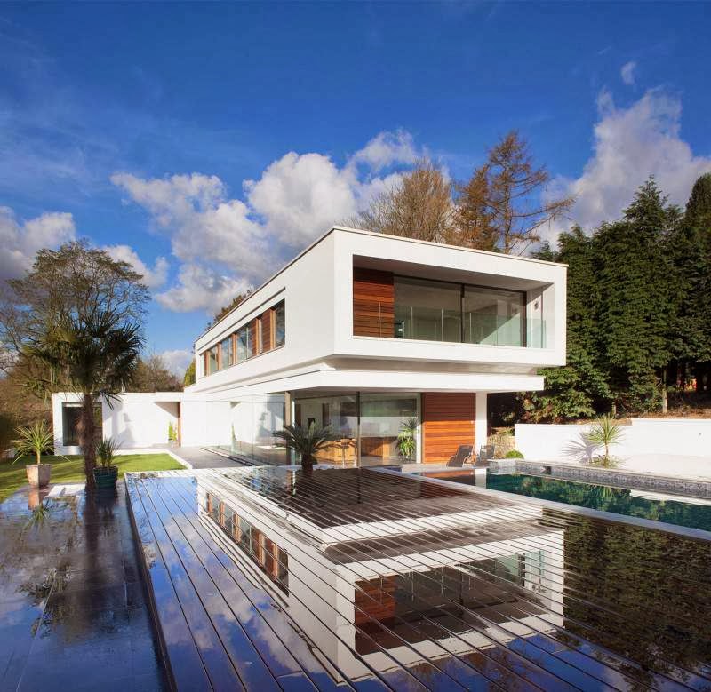 White Contemporary House