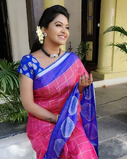 Rachitha Dinesh Mahalakshmi Beautiful Saree Pics