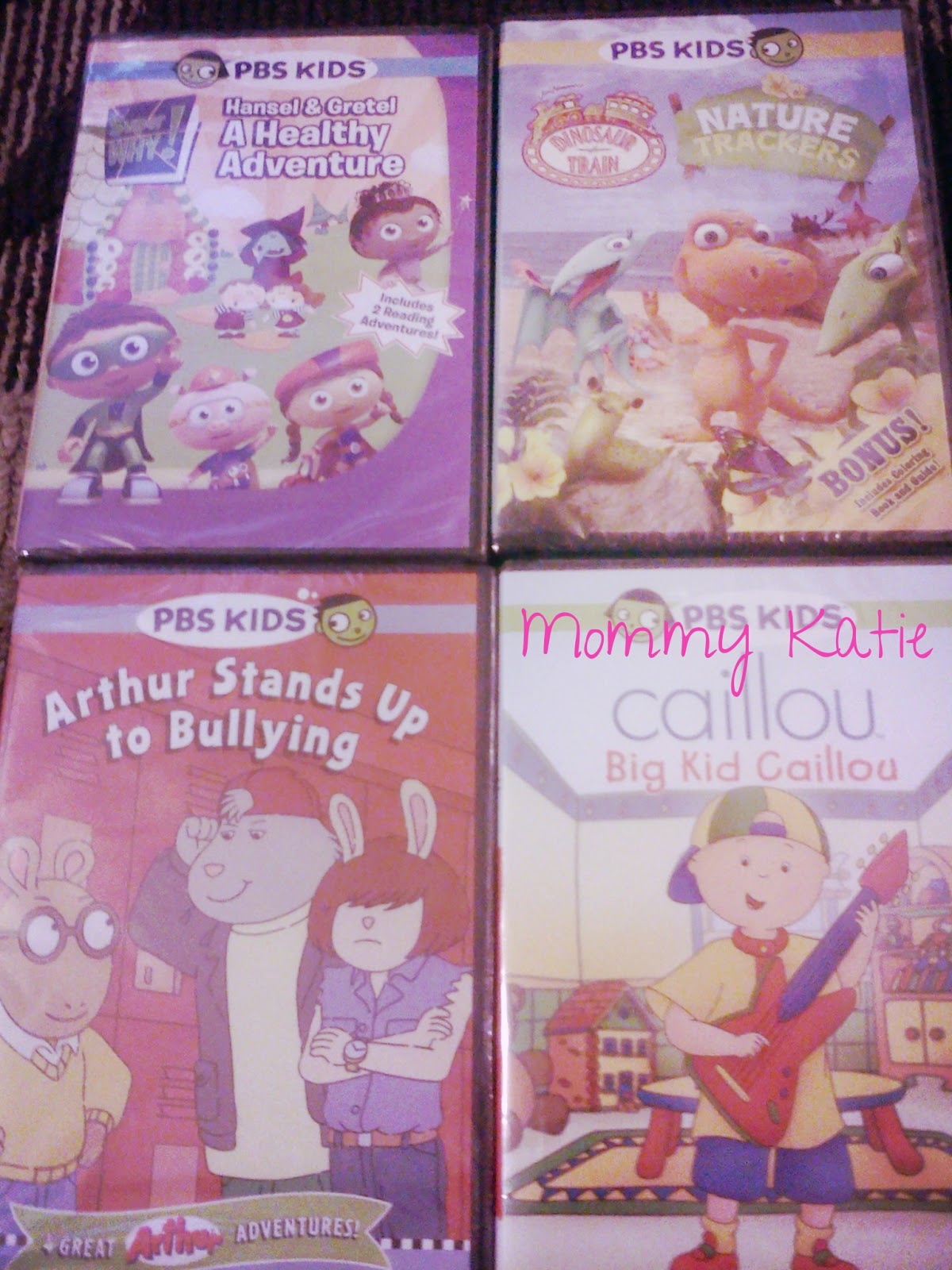 Pbs Kids Dvds Available Now To Bring Home And Share Mommy Katie - caillou plays roblox in the librarygos to chuck e