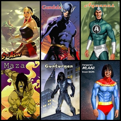  Gambar  gambar superhero  indonesia paling Terbaru Gambat 