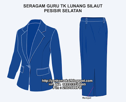 BLAZER SERAGAM GURU TK KECAMATAN SILAUT