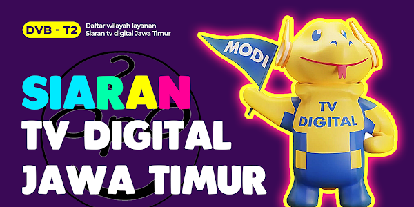 Wilayah layanan siaran tv digital Jawa Timur