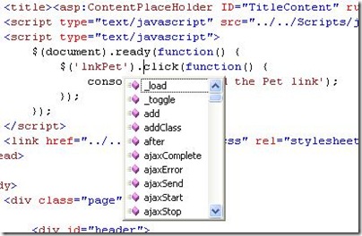 Intellisense