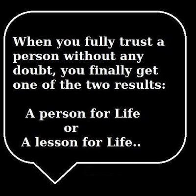 A Lesson For Life