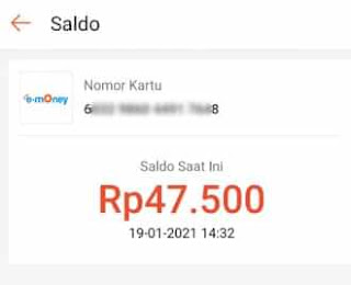 cek saldo e money di shopee terbaru