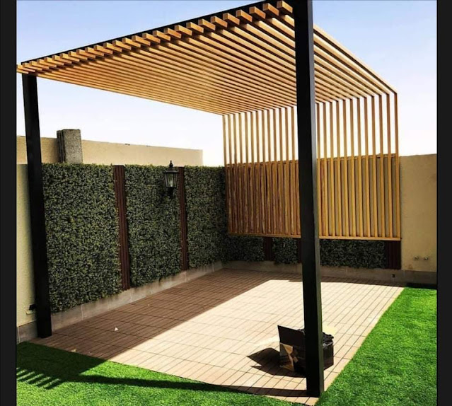 مظلات حدائق برجولات خشبية مكة المكرمة