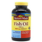 Viên uống bổ sung Dầu Cá Nature Made Fish Oil 200 viên Hàm Lượng Omega 3 Hàng Xách Tay Từ Mỹ