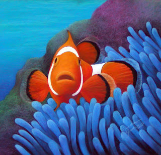 Funny Clown Fish Wallpaper 1