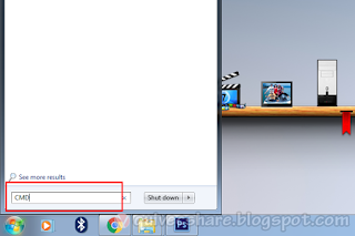 Ketik CMD