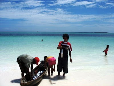  or known past times the town of Tual every bit Pasir Panjang Coast is a  Ngurbloat Beach, inwards Tual Southeast Maluku