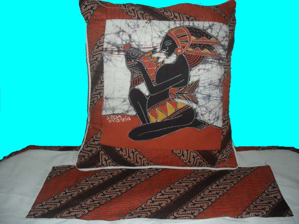 Sarung bantal lantai  dan kursi  sarung bantal batik