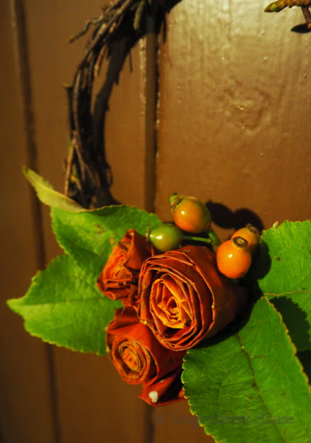 lingonberryhouse, DIY, autumn, syksy, kranssi, wreath, maple, vaahtera