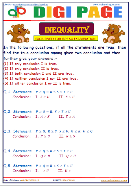 DP | INEQUALITY | 8- DEC - 16