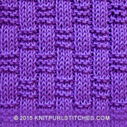 Basketweave Ribbing | KnitPurlStitches.com