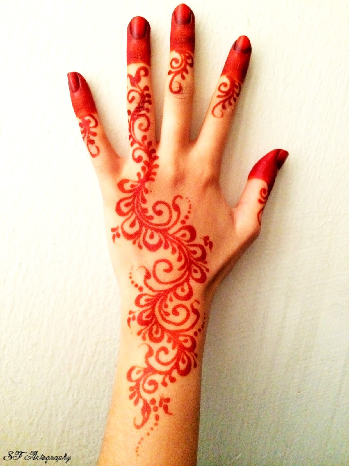 Contoh Gambar Henna Yang Cantik - Simak Gambar Berikut