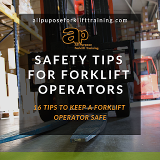 Forklift Operator Safety Training Tips