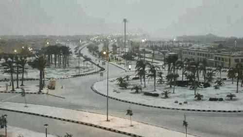 Salju di Kairo