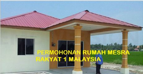 Permohonan Rumah Mesra Rakyat 1Malaysia RMR1M Kini Dibuka 