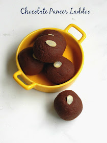 Chocolate Paneer Laddoo, Chocolate Paneer Laddu