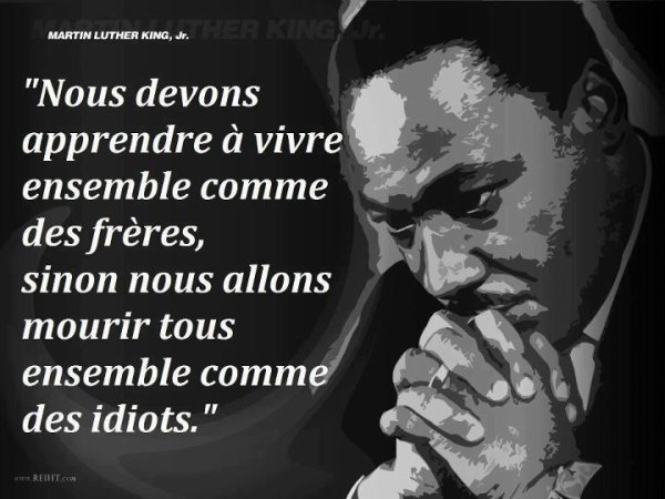 Le Blog Des Docs Du Lycee Mme De Stael La Citation De Martin Luther King Pour Les Vacances