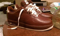 Brick Red Air Force Ones1