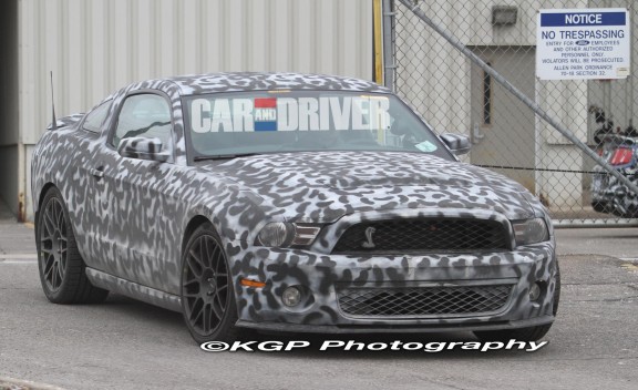 Spy Photos 2013 Ford Mustang Shelby Only a month after the unveiling of