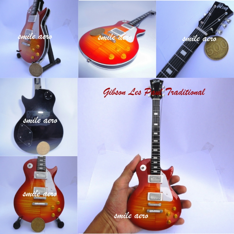 Miniatur Gitar  Gibson Les Paul Traditional Miniatur 