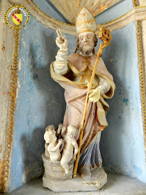 Saint-Nicolas (XVIIIe siècle) - Statue en pierre - Église de Sepvigny (55)