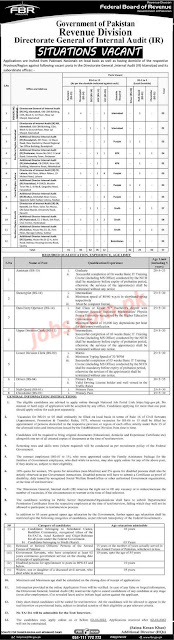 Government of Pakistan  Revenue division  jobs 2022