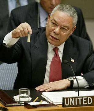 Powell lying through his teeth at UN Feb 2003