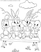 LOONEY TUNES BABY PARA COLOREAR