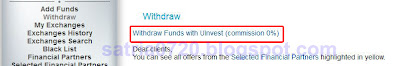 withdraw uinvest1