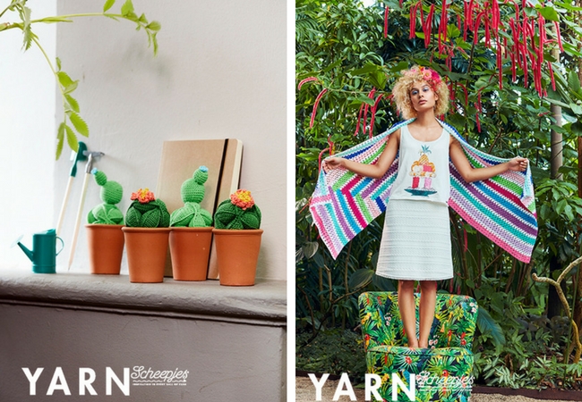 YARN Bookazine, the tropical issue (photos by Scheepjes) | Happy in Red