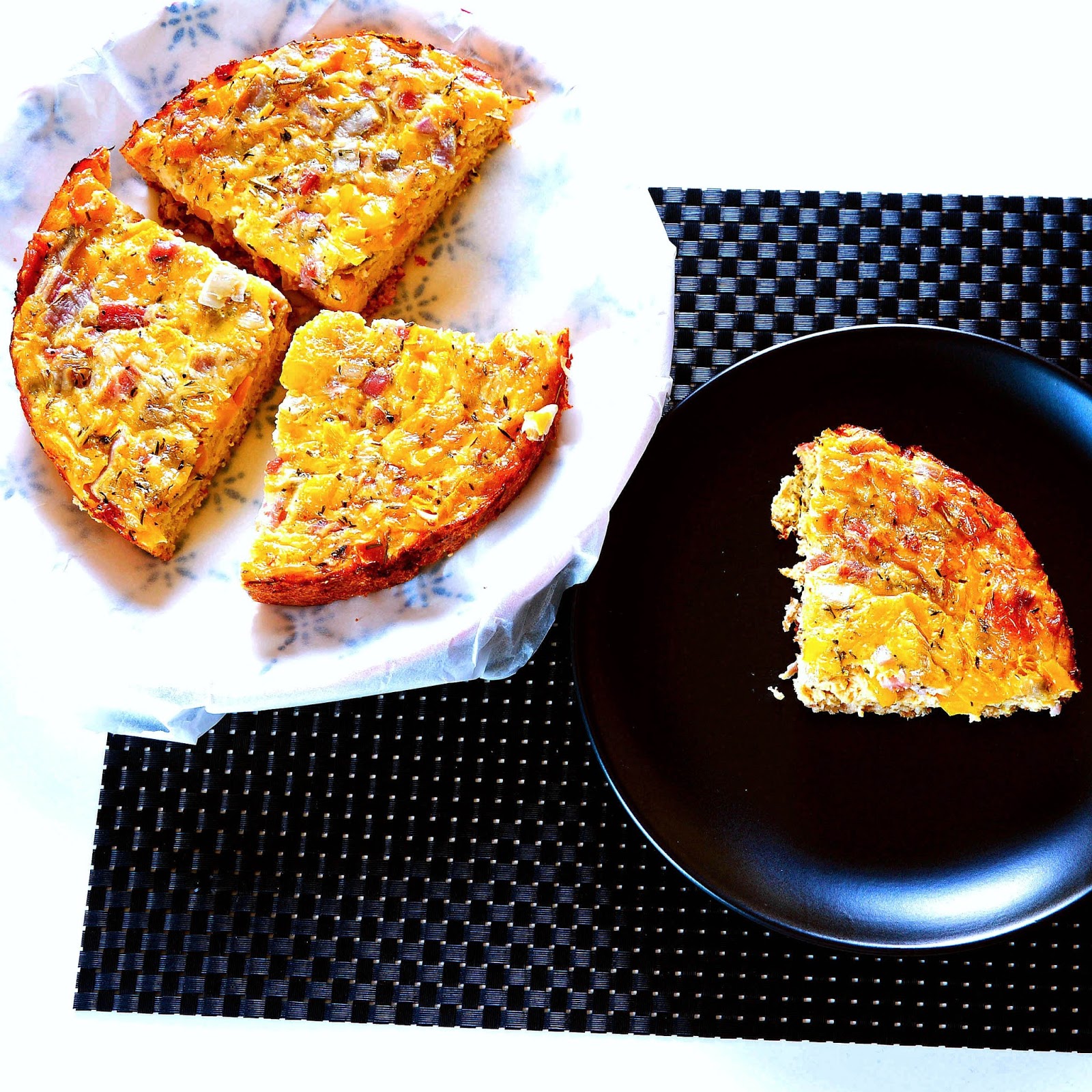 Quiche minute sans pâte:Rapid,easy Quiche