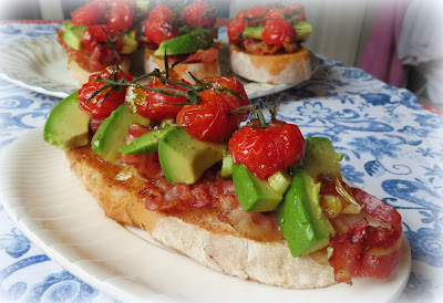 Tomato, Avocado & Pancetta on Toast