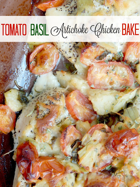 tomato basil artichoke chicken bake (sweetandsavoryfood.com)