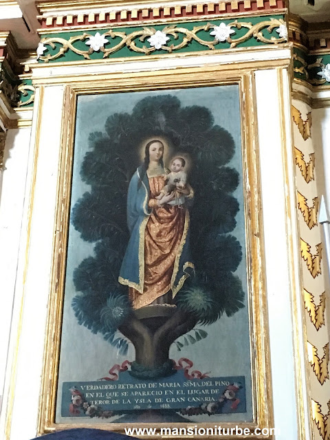 Virgen del Pino, venerada en el Templo de la Soledad en Tzintzunzan, Michoacán