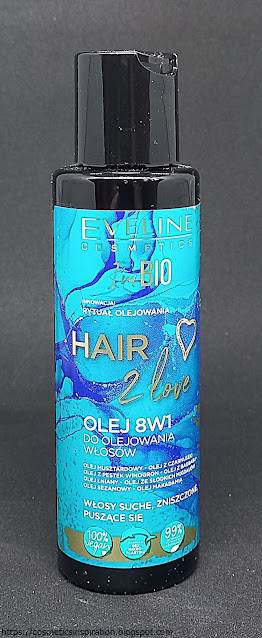 Eveline Cosmetics -  I'm BIO - Olej 8w1 do olejowania włosów