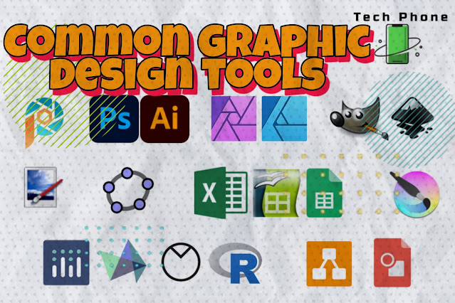 Common graphic design tools