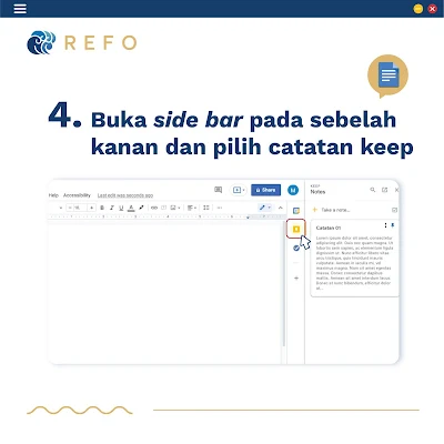 Tips kolaborasi antara Google Docs dan Google Keep.