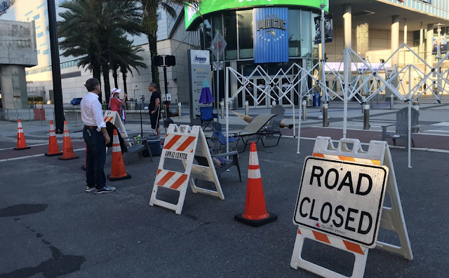 Trump Supporters Start Lining Up Nearly Two Days Before Tuesday Night's Massive Orlando Reelection Campaign Kickoff Rally