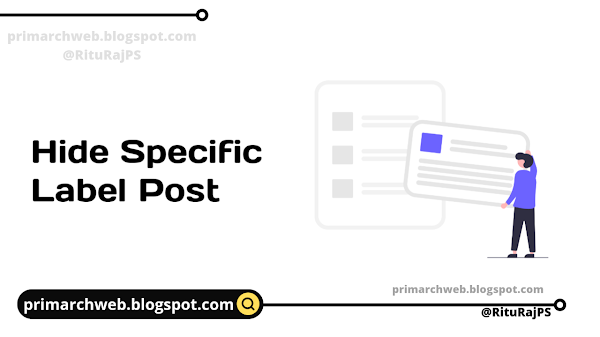 How To Hide Specific Label Posts